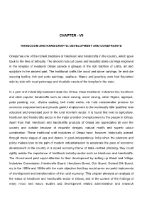 Handloom and Handicrafts: Development and Constraints