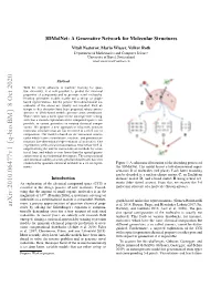 3Dmolnet: a Generative Network for Molecular Structures