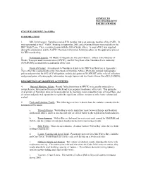 ANNEX F to FOF/HYD/R/320/19/1 DATED 10 MAR 06 COUNTRY REPORT: NAMIBIA INTRODUCTION 1. RHC Involvement. Namibia Is Not an IHO Me