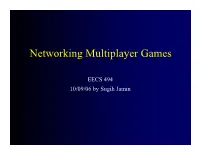 Massively Multiplayer Games