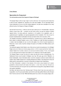 Specialists for Enjoyment Ten Testimonials Present the Enjoyment Region of Stuttgart
