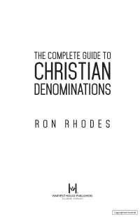 The Complete Guide to Christian Denominations
