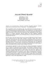 Juilliard String Quartet