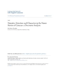 Narrative Structure and Characters in the Nanzi Stories of Curacao: a Discourse Analysis