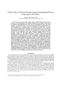 NASA's Space Network Ground Segment Sustainment Project