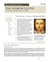 The Webb Bulletin News, Project Updates & Records