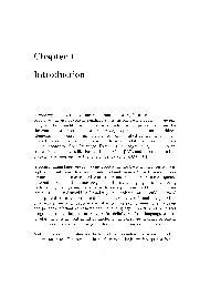 Chapter 1 Introduction