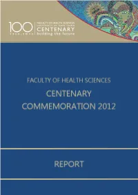 FHS Centenary Commemoration Report.Pdf