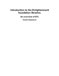 Introduction to the Enlightenment Foundation Libraries