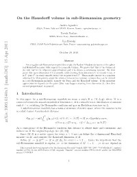 On the Hausdorff Volume in Sub-Riemannian Geometry
