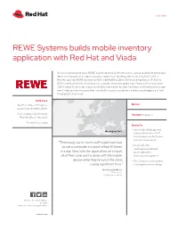 REWE Systems Builds Mobile Inventory Application with Red Hat and Viada