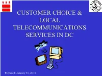Telecom Customer Choice Overview