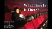 What Time Is It There?