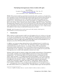 Estimating Heterogeneous Choice Models with Oglm 1 Introduction