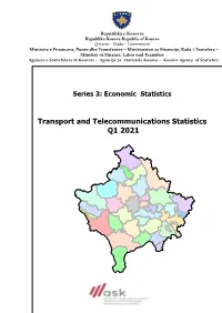 More Information About Transport Statistics, Q1 2021