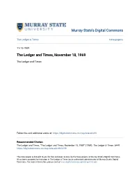 The Ledger and Times, November 18, 1969
