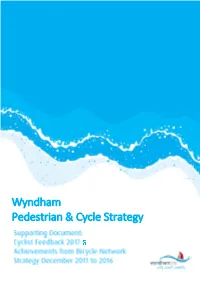 Wyndham Pedestrian & Cycle Strategy