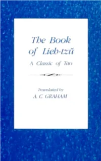 Book of Lieh-Tzu / Translated by A