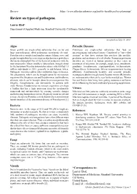 Review on Types of Pathogens