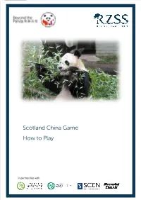 Scotland China Game How to Play