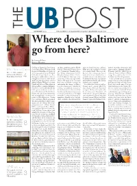 Where Does Baltimore Go from Here? by Andrew R