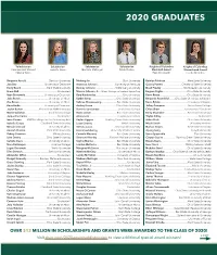 2020 Graduates