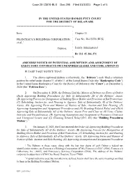 Amended Notice of Potential Assumption and Assignment of Executory Contracts Or Unexpired Leases and Cure Amounts