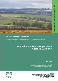 Consultation Report Appendices 5.1 Consultation Report