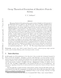 Group Theoretical Description of Mendeleev Periodic System