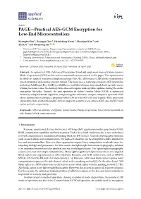 PAGE—Practical AES-GCM Encryption for Low-End Microcontrollers