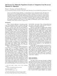 Soft Sweeps II—Molecular Population Genetics of Adaptation from Recurrent Mutation Or Migration