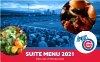 Suite Menu 2021