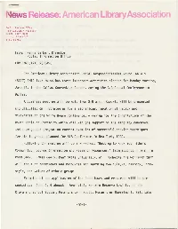 Ibrary Associa I R Jbl C 1'11O•Mat,On Of1'ce a Rican Library Assoc,At ~,
