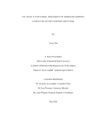 Implementing Armenian Feminist Literature Within Feminist Discourse