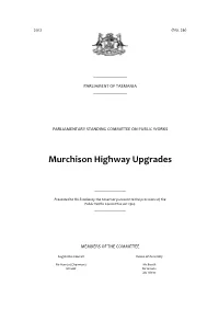Murchison Highway Upgrades