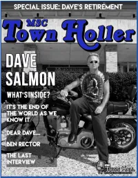 To View Our Fall 2016 Issue of the MSC Town Holler!