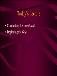 Bhagavad Gita • a Word of Caution About Going Through the Gita with Me