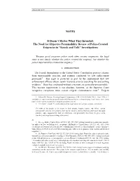 NOTES It Doesn't Matter What They Intended: the Need for Objective