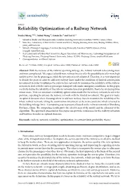 Reliability Optimization of a Railway Network