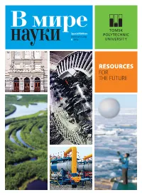 RESOURCES for the FUTURE Special Edition Table of Contents August 2016