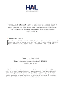 Roadmap of Ultrafast X-Ray Atomic and Molecular Physics