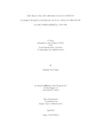 The Press and the Historical Development of Three Women's Intercollegiate Athletic