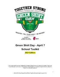 April 7 School Toolkit 2021 Edition