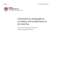 Devonian and Carboniferous Stratigraphical Correlation and Interpretation in the East Irish