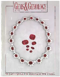 Fall 1991 Gems & Gemology