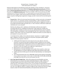 Mcintyre Project – December 5, 2018 Follow-Up Questions for Proposers