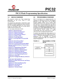 PIC32 Flash Programming Specification