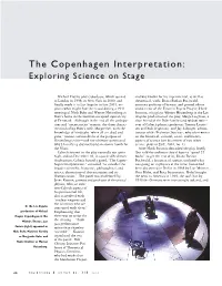 The Copenhagen Interpretation: Exploring Science on Stage
