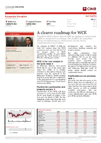 A Clearer Roadmap for WCE