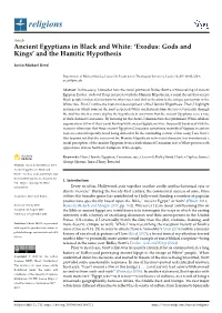 And the Hamitic Hypothesis
